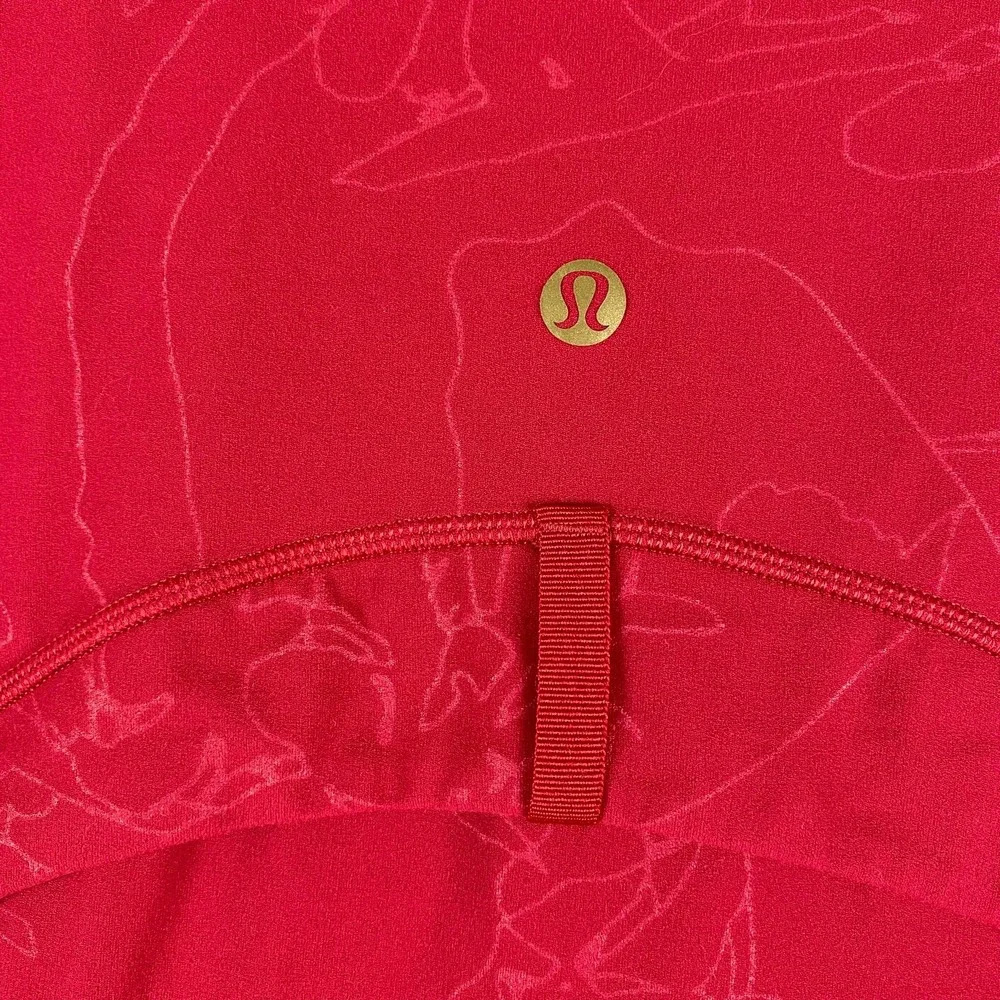Lululemon Lunar New Year Define Cropped Jacket 8 Nulu Red Gold Design